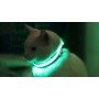 Ошейник LED светящийся узкий для небольших собак и кошек 0.5 м