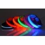 Ошейник LED светящийся узкий для небольших собак и кошек 0.5 м