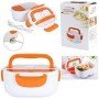 Ланч бокс контейнер для еды с подогревом от сети 220V и прикуривателя Electric lunch box