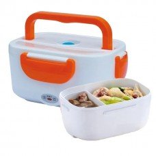 Ланч бокс контейнер для еды с подогревом от сети 220V и прикуривателя Electric lunch box