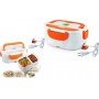 Ланч бокс контейнер для еды с подогревом от сети 220V и прикуривателя Electric lunch box