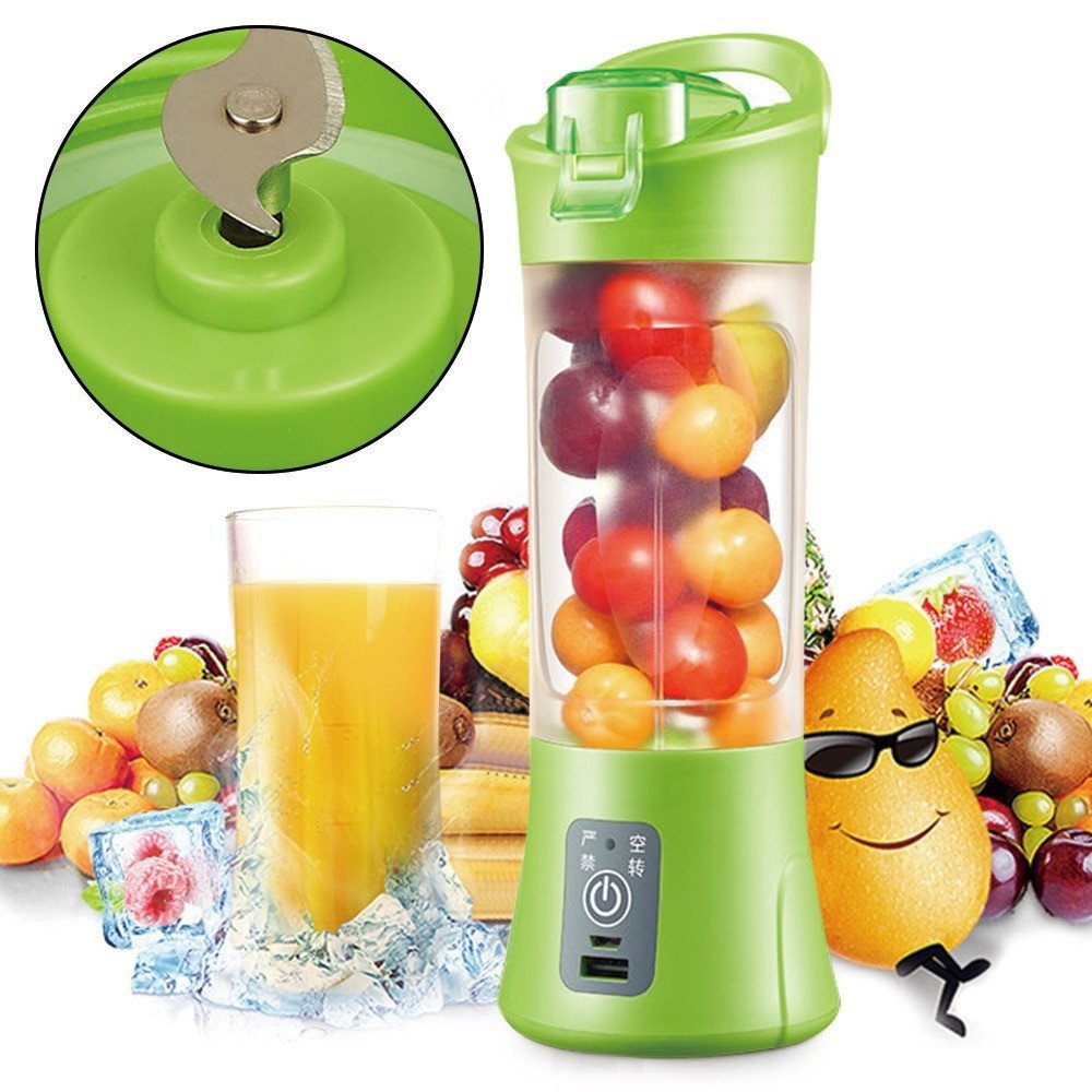 Фитнес-блендер Smart Juice Cup Fruits QL-602 Портативный миксер, шейкер с USB Фитнес-блендер Smart Juice Cup Fruits QL-602 Портативный миксер, шейкер с USB