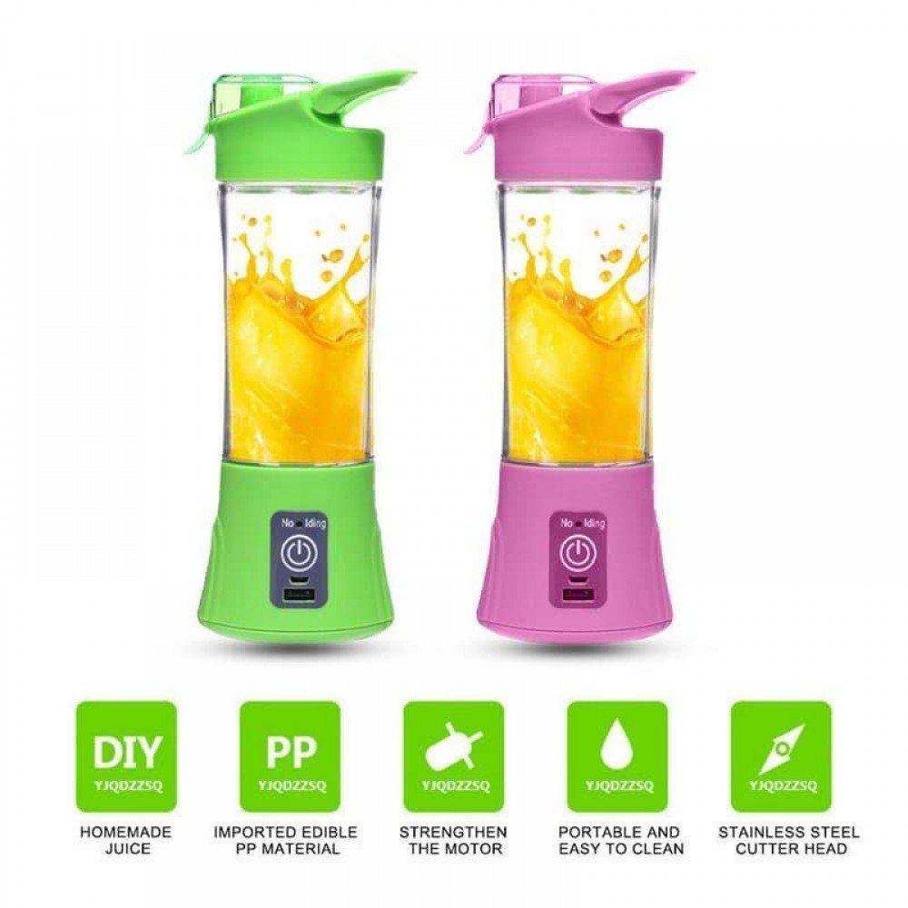 Фитнес-блендер Smart Juice Cup Fruits QL-602 Портативный миксер, шейкер с USB Фитнес-блендер Smart Juice Cup Fruits QL-602 Портативный миксер, шейкер с USB