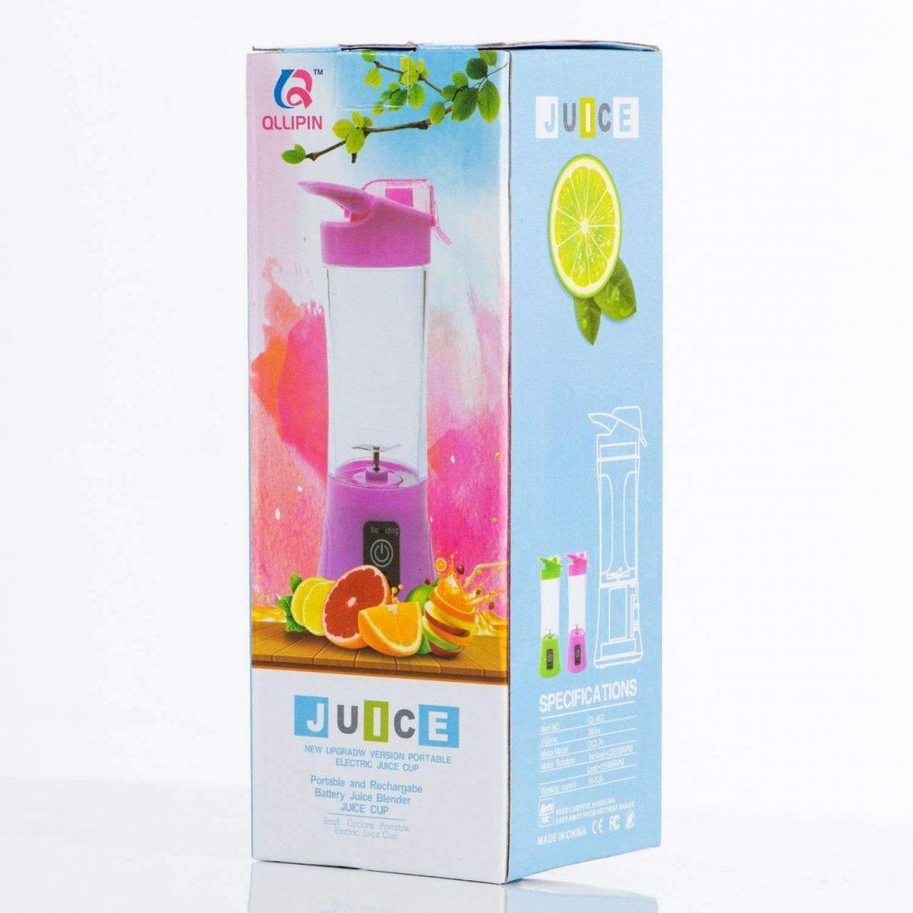 Фитнес-блендер Smart Juice Cup Fruits QL-602 Портативный миксер, шейкер с USB Фитнес-блендер Smart Juice Cup Fruits QL-602 Портативный миксер, шейкер с USB
