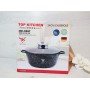 Кастрюля Top Kitchen (черный в белую точку, черный в оранжевую точку и синий) TК00052 24см 4,2 л