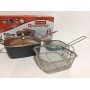 Сковородка-фритюрниця квадратная с крышкой TOP KITCHEN BN-8001