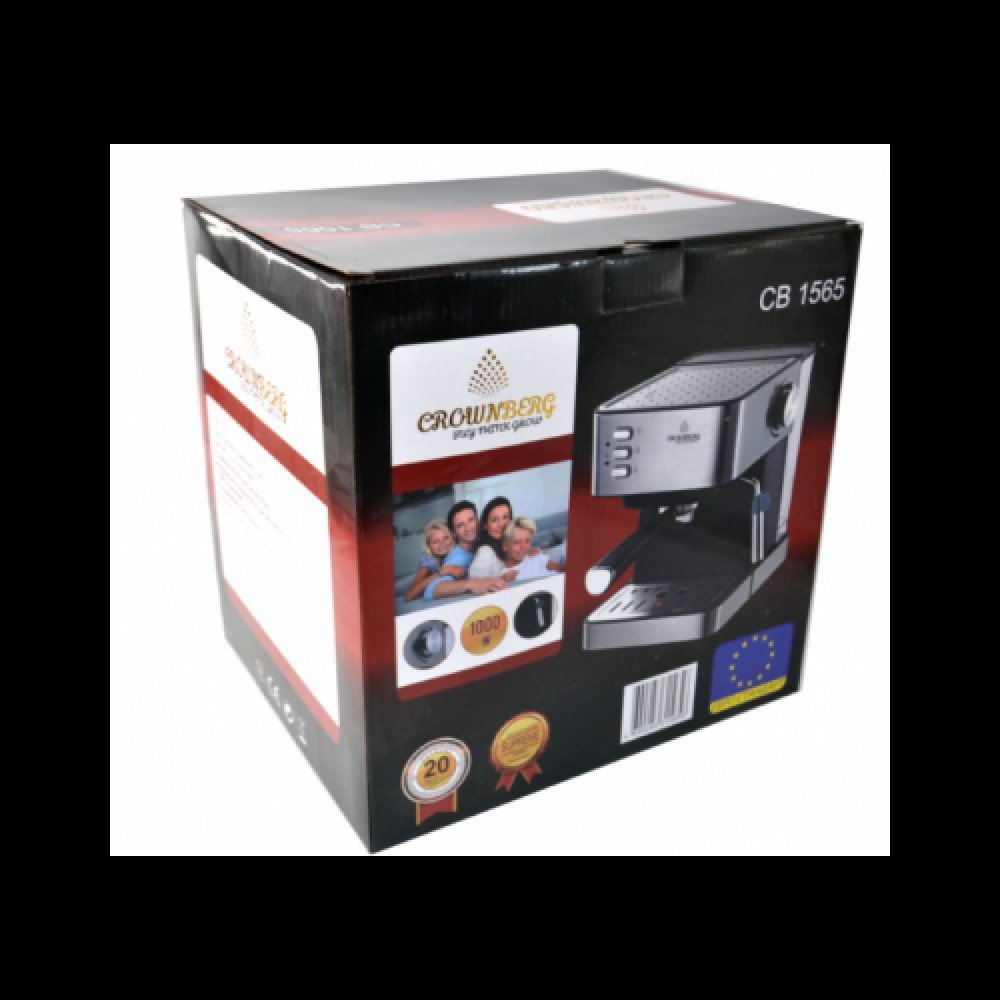 Электрическая кофеварка эспрессо Crownberg CB-1565 Электрическая кофеварка эспрессо Crownberg CB-1565