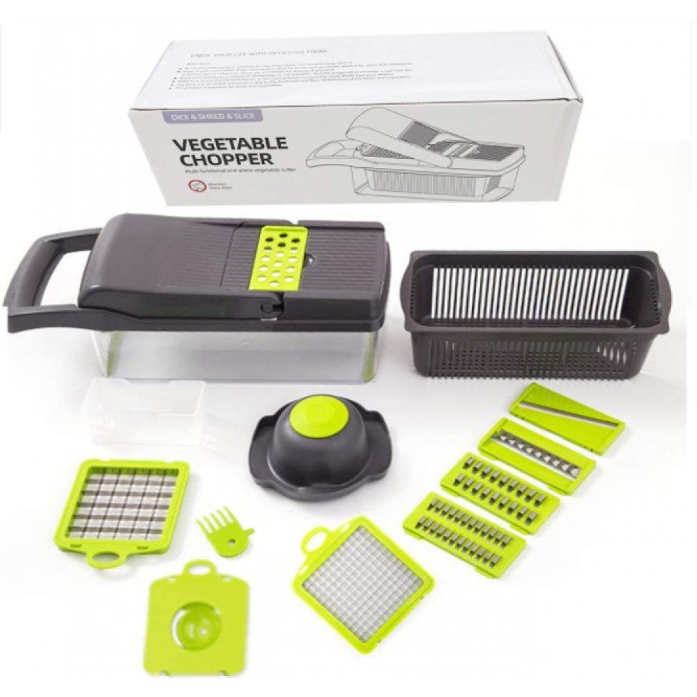 Овощерезка-измельчитель Veggie Slicer 14 в 1, ситечко для яиц и нож для очистки овощей KA-808 Овощерезка-измельчитель Veggie Slicer 14 в 1, ситечко для яиц и нож для очистки овощей KA-808