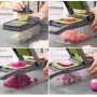 Овощерезка-измельчитель Veggie Slicer 14 в 1, ситечко для яиц и нож для очистки овощей KA-808 Овощерезка-измельчитель Veggie Slicer 14 в 1, ситечко для яиц и нож для очистки овощей KA-808