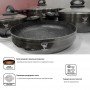 Набор кастрюль с гранитным мраморным покрытием 7 предметов Top Kitchen Deluxe TK00081