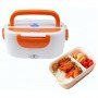 Ланч-бокс с подогревом The Electric Lunch Box / Лоток для подогрева еды ОРАНЖЕВЫЙ