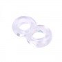 Эрекционное кольцо Duo Cock 8 Ball Ring, Clear 291022 CHISA