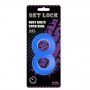 Эрекционное кольцо Duo Cock 8 Ball Ring, Blue 291020 CHISA