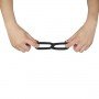 Двойное эрекционное кольцо Silicone Cockring, black 310304 LOVETOY