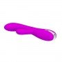 Вибратор с клиторальным стимулятором и функцией нагрева Wilbur, Purple 30781 LYBAILE