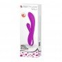 Вибратор с клиторальным стимулятором и функцией нагрева Wilbur, Purple 30781 LYBAILE