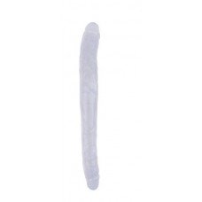 Двухсторонний фаллоимитатор 17.8 Inch Dildo, Clear 291924