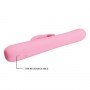 Вибромассажер с стимулятором клитора и ротацией JULIAN, Light Pink 30254 LYBAILE