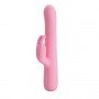 Вибромассажер с стимулятором клитора и ротацией JULIAN, Light Pink 30254 LYBAILE