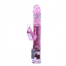 Вибромассажер Hi-Tech Throbbing Bunny, Light Pink 30143