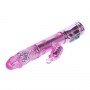 Вибромассажер Hi-Tech Throbbing Bunny, Light Pink 30143 LYBAILE