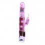 Вибратор с стимулятором клитора Throbbing Butterfly, Light Pink 30097 LYBAILE