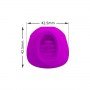 Стимулятор клитора ESTELLE, Purple 30674 LYBAILE