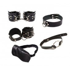 Набор Exxtreme Sex BDSM Leather Set, Black 281356