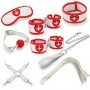 Набор для БДСМ игр BDSM-NEW PVC Nurse Bondage Set, White 281327 sLash