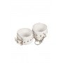 Наручники Leather Restraints Hand Cuffs, White 280159 sLash