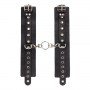 Наручники Leather Double Fix Hand Cuffs, Black 281403 sLash