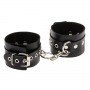 Наручники Leather Double Fix Hand Cuffs, Black 281403 sLash