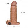 Насадка с вибрацией Add 2" Vibrating Penis Sleeve, Brown 310322 LOVETOY