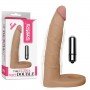 Анальная насадка с вибрацией 7" The Ultra Soft Double-Vibrating, Flesh 310185 LOVETOY
