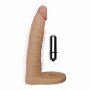 Анальная насадка с вибрацией 7" The Ultra Soft Double-Vibrating, Flesh 310185 LOVETOY