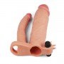 Насадка двойная с вибрацией Add 3" Vibrating Double Penis Sleeve 310339 LOVETOY