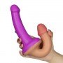 Страпон двойной 12.5" Double Dildo, Flesh+Purple 310051 LOVETOY