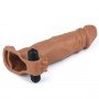 Насадка с вибрацией Add 2" Vibrating Penis Sleeve, Brown 310326 LOVETOY