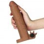 Насадка с вибрацией Add 3" Vibrating Penis Sleeve, Brown 310330 LOVETOY