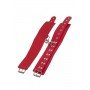 Оковы Leather Restraints Leg Cuffs, Red 280161 sLash