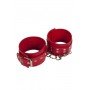 Оковы Leather Restraints Leg Cuffs, Red 280161 sLash