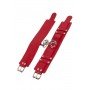 Оковы Leather Dominant Leg Cuffs, Red 280155 sLash