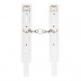 Оковы Leather Standart Leg Cuffs, White 281409 sLash