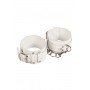 Оковы Leather Dominant Leg Cuffs, White 280156 sLash