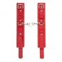 Оковы Leather Standart Leg Cuffs, Red 281410 sLash