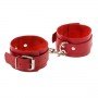 Оковы Leather Standart Leg Cuffs, Red 281410 sLash