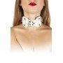 Ошейник VIP Leather Collar, White 280171 sLash