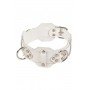 Ошейник VIP Leather Collar, White 280171 sLash