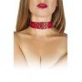 Ошейник Leather Restraints Collar, Red 280164 sLash