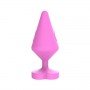 Анальный плаг Large Luv Heart Plug, Pink 291303 CHISA